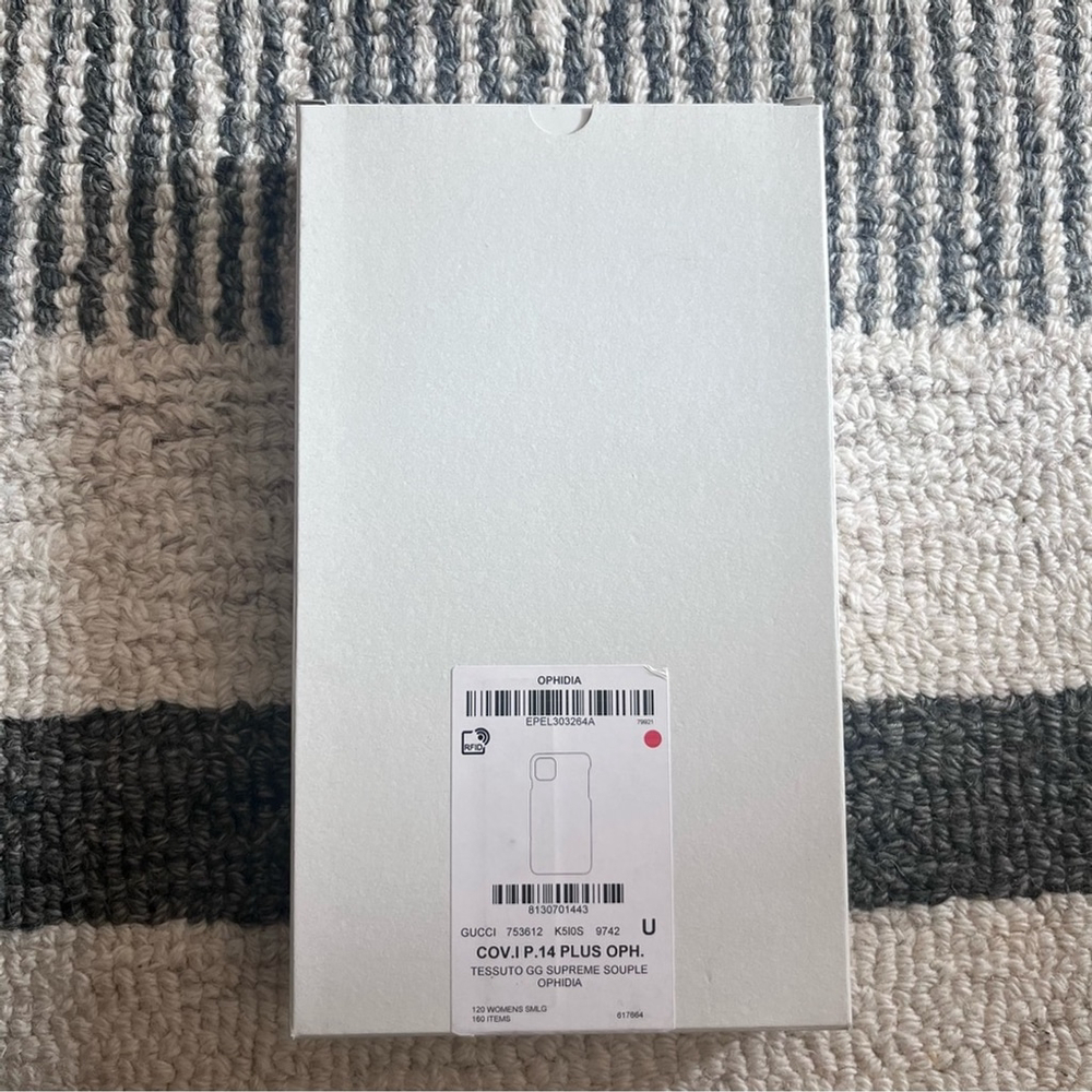 SOLD 🤎NWT🤎 Gucci Ophidia iPhone 14/15 PLUS Case (753612 K5I0S 9742) - Picture 9 of 10